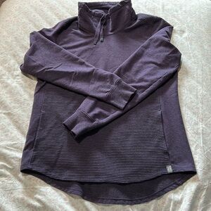 L.L.Bean Cowl Neck Pullover Purple Size Large.